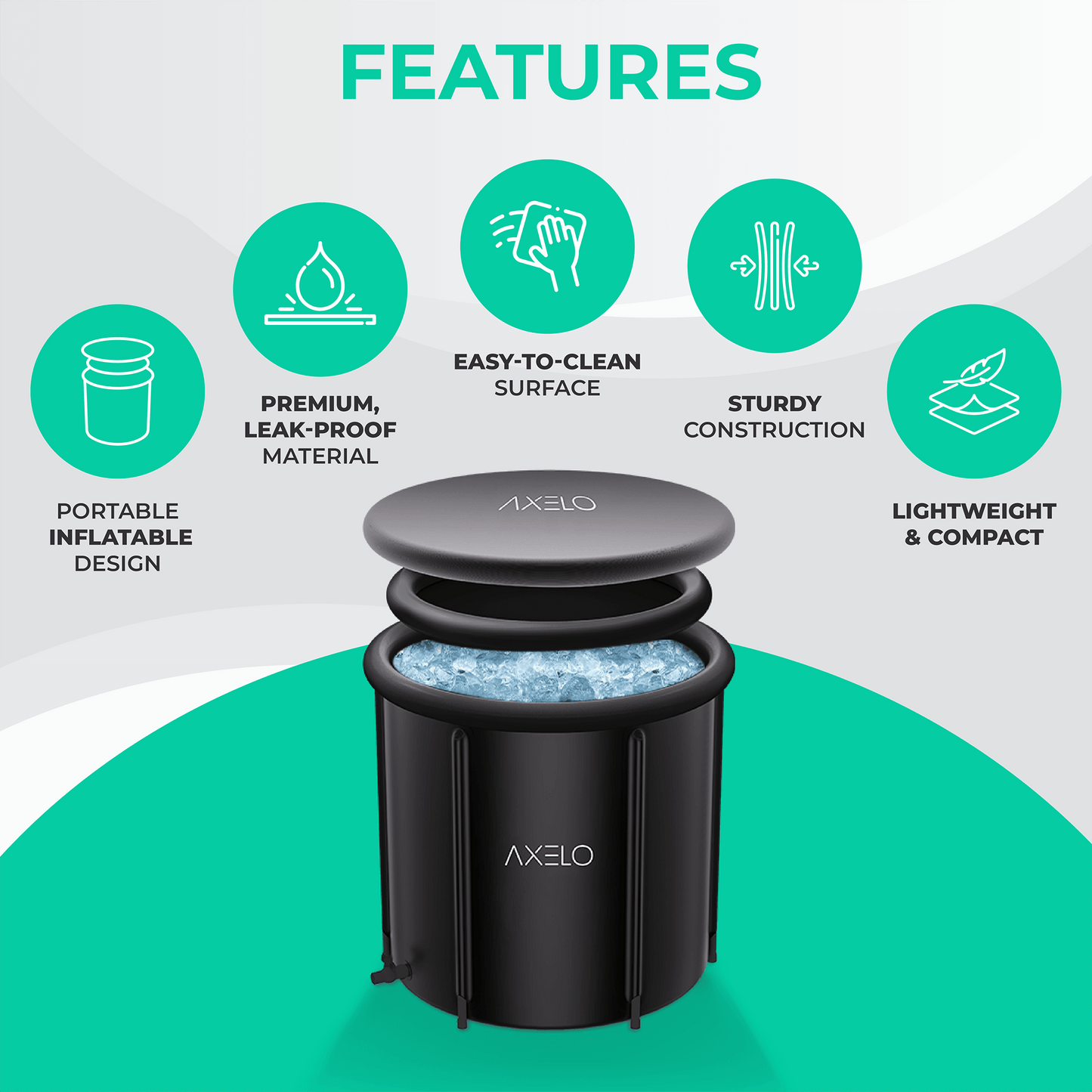 3 in 1 Portable Ice Bath Pod 420L DP2