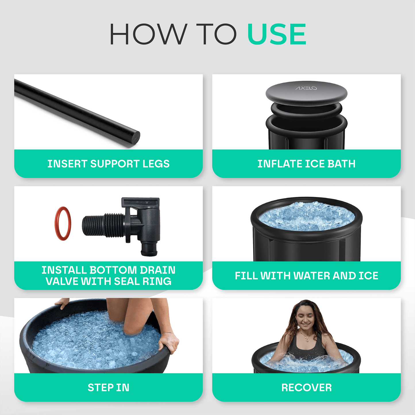 3 in 1 Portable Ice Bath Pod 420L DP2