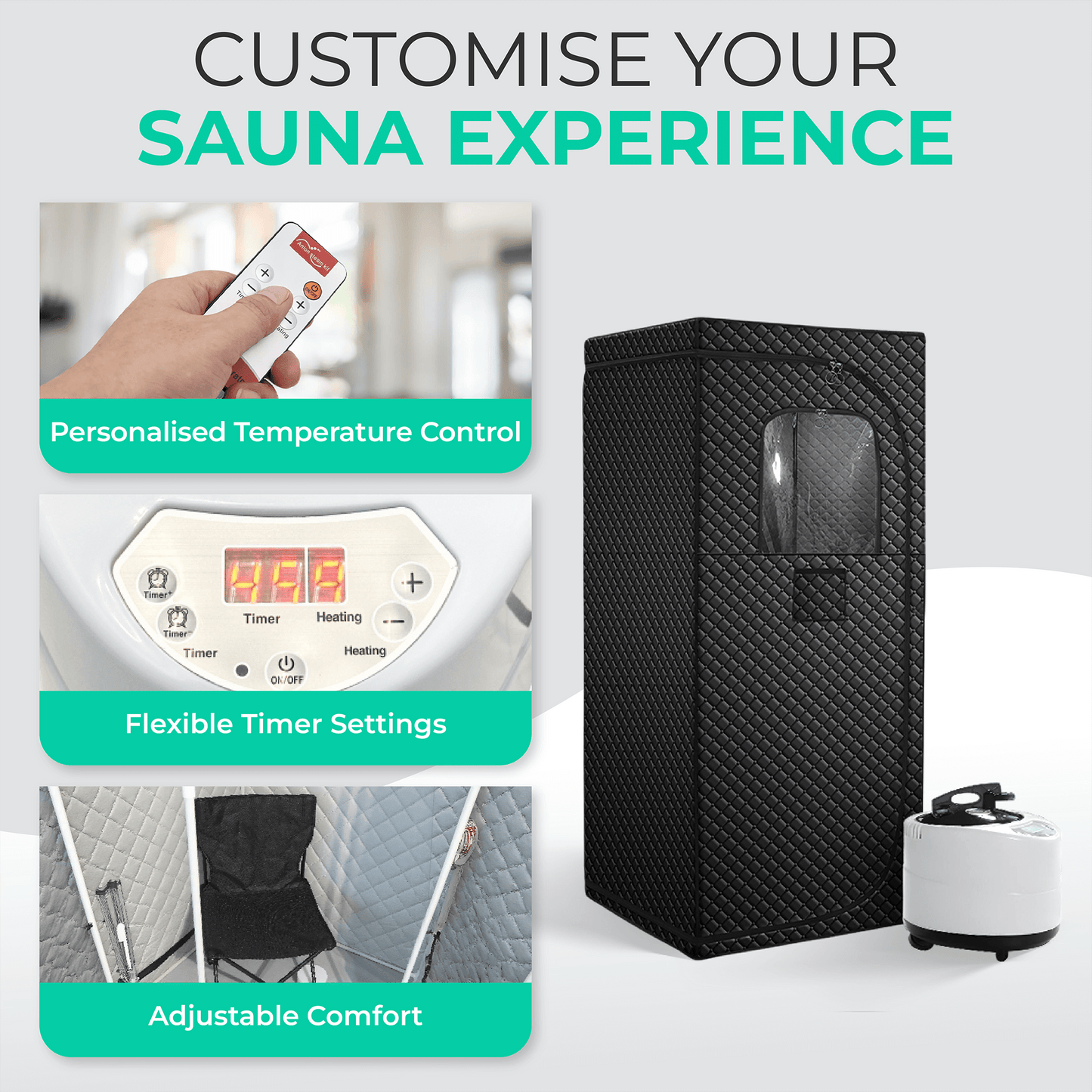 Portable Steam Sauna Pod