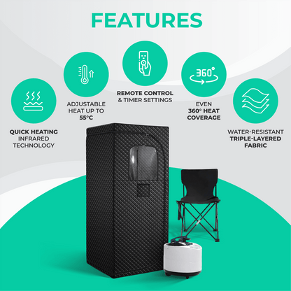 Portable Steam Sauna Pod