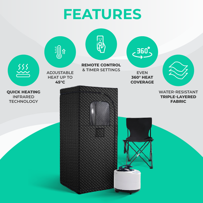 Portable Steam Sauna Pod